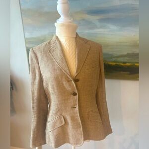 100% Linen Tweed Ralph Lauren Blazer